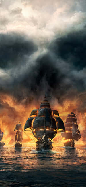 জাহাজ ব্যাকগ্রাউন্ড — অনার উইন ওয়ালপেপার