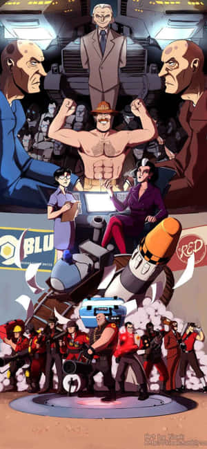 Iphone Xs Max Team Fortress 2 ব্যাকগ্রাউন্ড — আইফোন ১৩ মিনি ওয়ালপেপার
