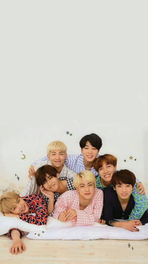 পাজামায় আরাধ্য BTS — কিউট বিটিএস ওয়ালপেপার