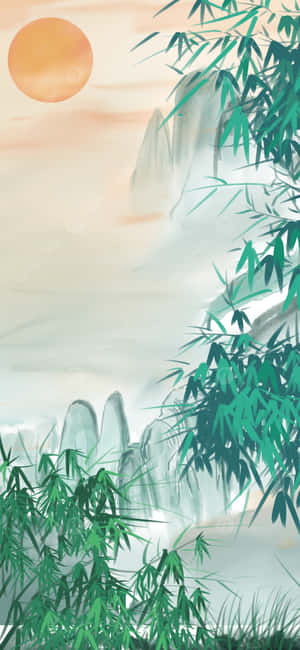 চাইনিজ বাঁশ — জিয়াওমি ১৭ ওয়ালপেপার