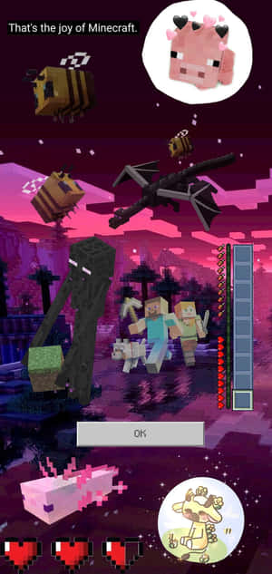 পিক্সেল ৩xl Minecraft ব্যাকগ্রাউন্ড — Honor X80i ওয়ালপেপার