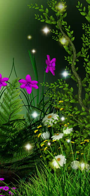 পিক্সেল ৩ স্প্রিং ব্যাকগ্রাউন্ড — 1170x2532 ওয়ালপেপার