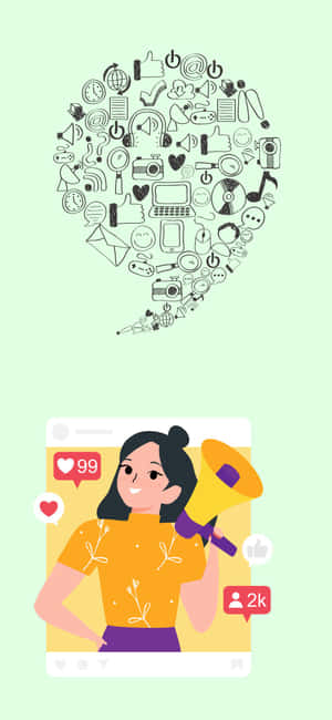 Iphone X সোশ্যাল ব্যাকগ্রাউন্ড — রেডমি ওয়ালপেপার