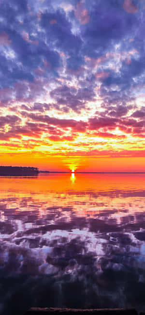 সূর্যাস্ত সৈকত আইফোন — ভিভো X500 Pro Max ওয়ালপেপার