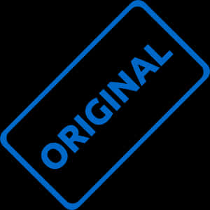 মূল নীল স্ট্যাম্প গ্রাফিক