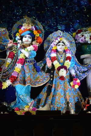 রাধা কৃষ্ণের ছবি — জিয়াওমি প্যাড ওয়ালপেপার