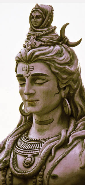 শিব আইফোন মূর্তি প্রোফাইল — গ্যালাক্সি এস২৫+ ওয়ালপেপার