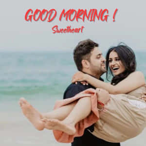 শুভ সকাল প্রিয়তমা সৈকত আলিঙ্গন — শুভ সকাল আমার প্রিয় ওয়ালপেপার