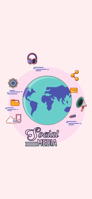 Iphone X সোশ্যাল ব্যাকগ্রাউন্ড — এইচএমডি ওয়ালপেপার