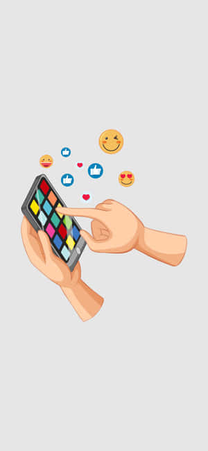 iPhone X সামাজিক পটভূমি — আইফোন ১৮ প্রো ম্যাক্স ওয়ালপেপার
