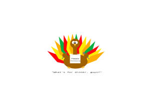 সুন্দর থ্যাঙ্কসগিভিং টার্কি আর্ট