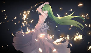 সুন্দরী মেয়ে অ্যানিমে নাচ ওয়ালপেপার