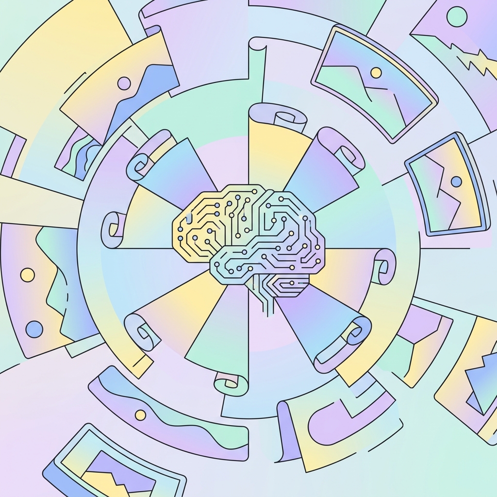 AI জেনারেশন সরঞ্জাম চিত্রণ
