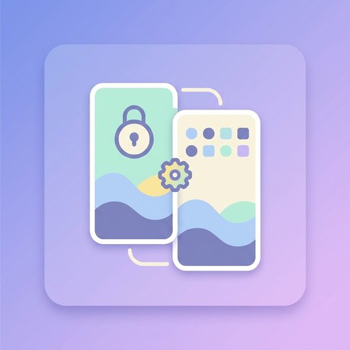 লক স্ক্রিন + হোম স্ক্রিন পেয়ার | wallpaper image tool preview